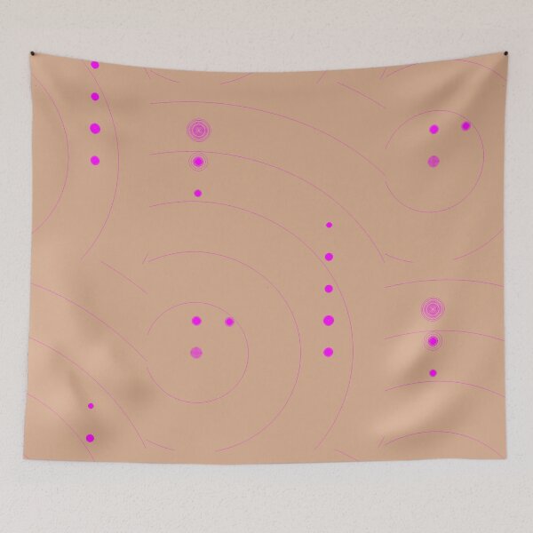 Item preview, pink circle braun background designed and sold by miaterinka.