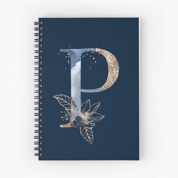 Item preview, Floral Initial Letter P, Monogram designed and sold by PinkLotusArt.