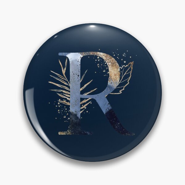Item preview, Floral Initial Letter R, Monogrammed designed and sold by PinkLotusArt.