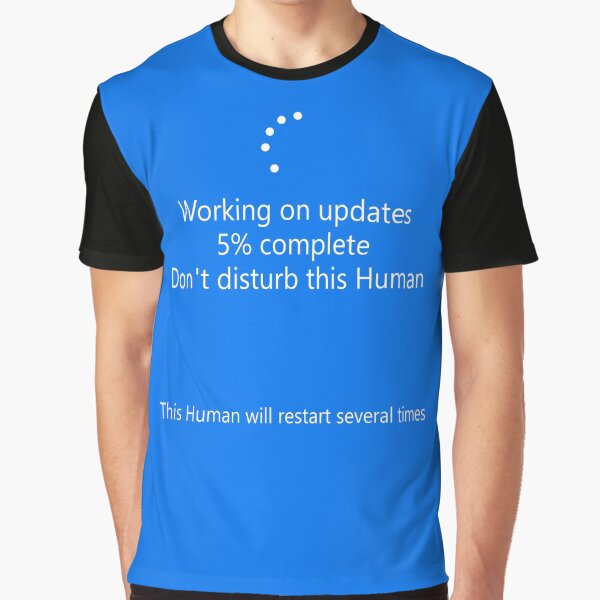 Vista previa del artículo con la obra «Pantalla de actualización: edición humana», diseñado y vendido por jc007.