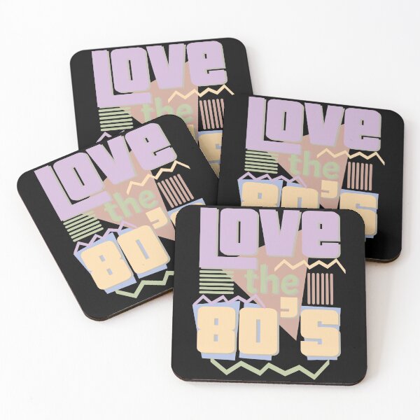 Item preview, Love the 80's Eighties 80s Retro designed and sold by Dwarf-Monkey.