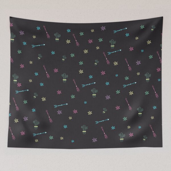 Item preview, Arrows pattern stars and cactus designed and sold by magenta-dream.