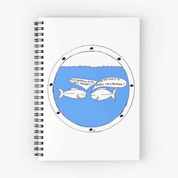 Item preview, FishQuips No. 8: Pay You Back?, Fish Humor Comic designed and sold by FishQuips.