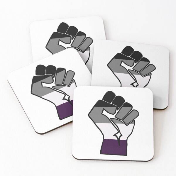 Item preview, Asexual Solidarity Fist designed and sold by PlagueyCat.