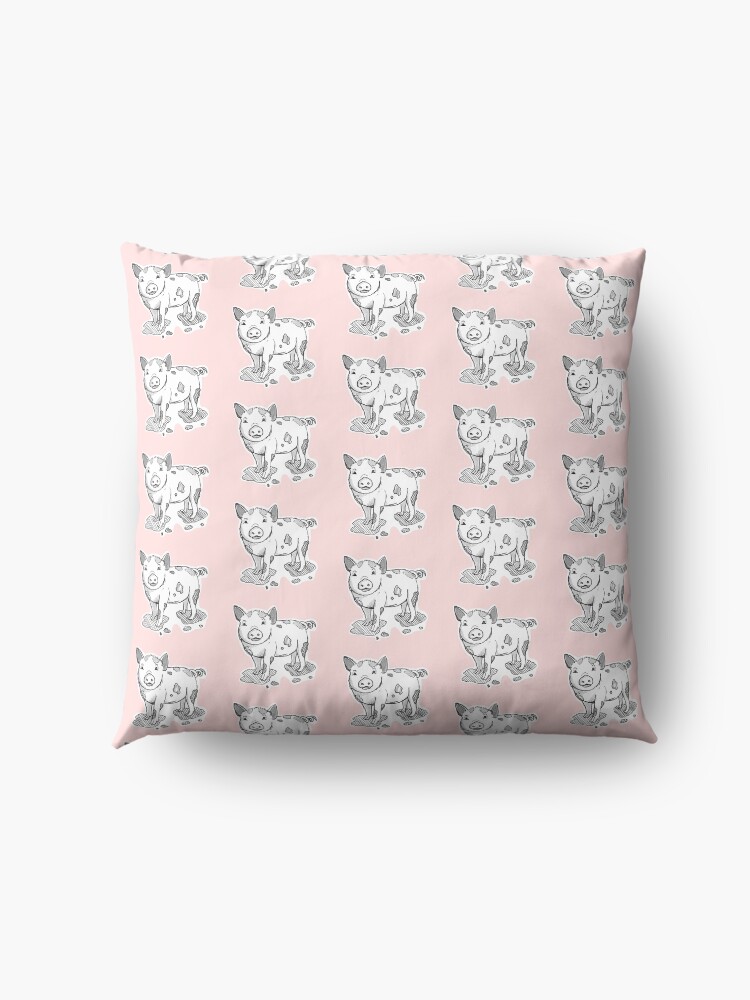 Alternate view of Muddy Piggy Floor Pillow