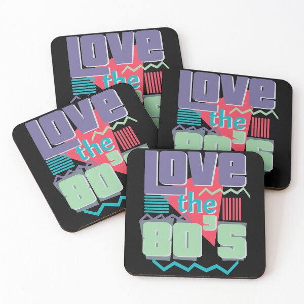 Item preview, Love the 80's Eighties 80s Retro designed and sold by Dwarf-Monkey.