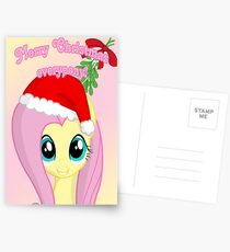 Fluttershy Chirstmas Card - Postcard My Little Pony Postcards
