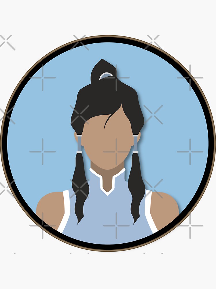 Korra's Team Avatar , Avatar: The Last Airbender Sticker for Sale by  Smartyboyx14