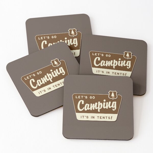 Item preview, Let's Go Camping - It's In Tents! designed and sold by brainthought.