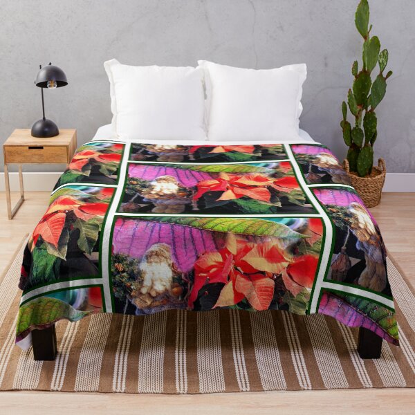 Item preview, Santa and Pointsettia Design designed and sold by kristalcurt.