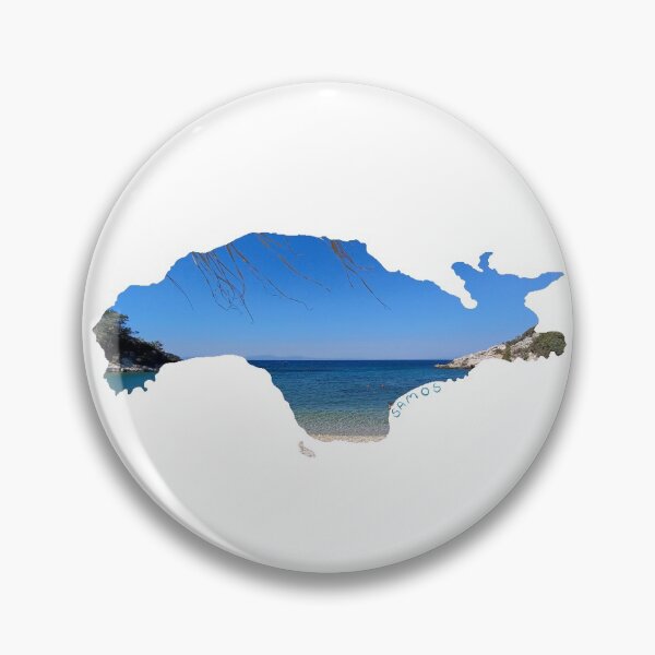 Item preview, Samos - island silhouette with beach photo (Greece) designed and sold by nabeArtist.
