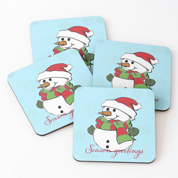Item preview, Season Greetings Snowman designed and sold by JAZTshirt.