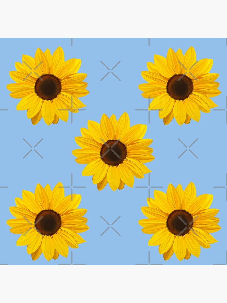 Sunflower Stickers Pack Poster By Rpadnis Redbubble 7000