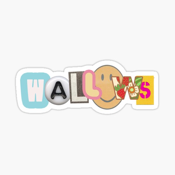 wallows band logo  Sticker