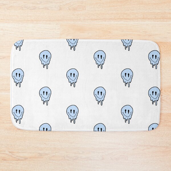 Item preview, pastel blue drippy smiley face  designed and sold by zarapatel.