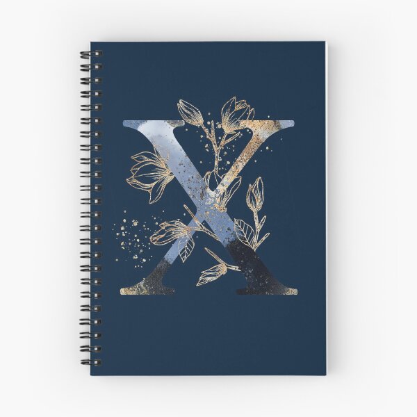 Item preview, Floral Initial Letter X, Monogram designed and sold by PinkLotusArt.