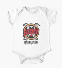 Sleeper: Angel In Bed Short Sleeve Baby One-Piece
