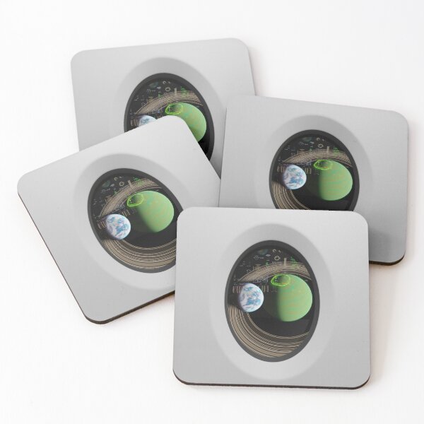 Item preview, Lush planet through Crew Dragon window designed and sold by Tinem.
