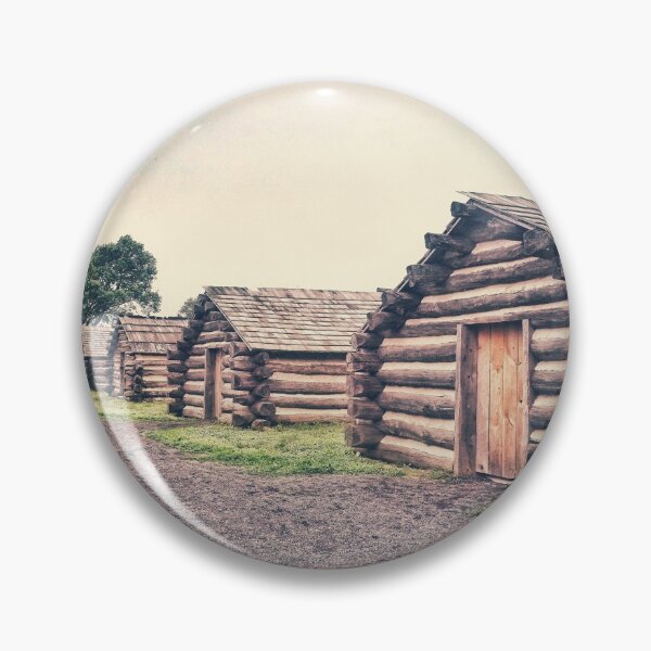 Item preview, Soldier Cabins at Valley Forge designed and sold by brunoanjoloart.