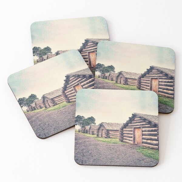 Item preview, Soldier Cabins at Valley Forge designed and sold by brunoanjoloart.