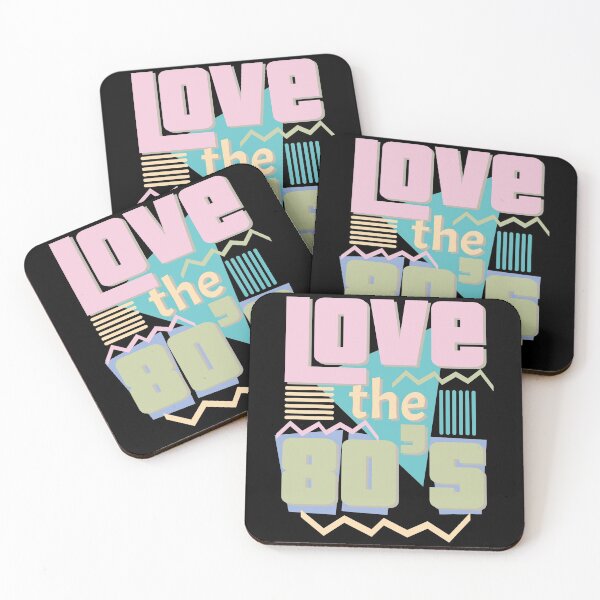 Item preview, Love the 80's Eighties 80s Retro designed and sold by Dwarf-Monkey.