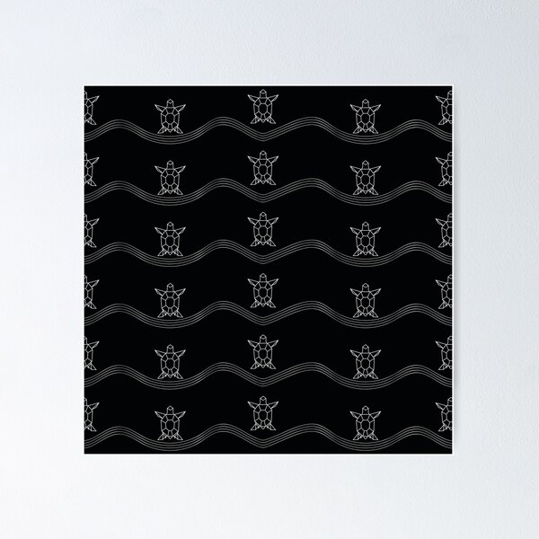 Item preview, Origami Turtle on black designed and sold by Give Me that Pencil.