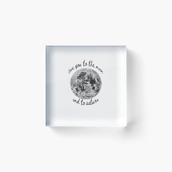 folklore seven Taylor Swift lyrics Acrylic Block