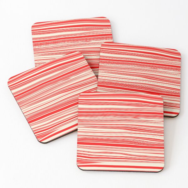 Item preview, Red And Cream Peppermint Candy Pattern designed and sold by MFGB-Creations.