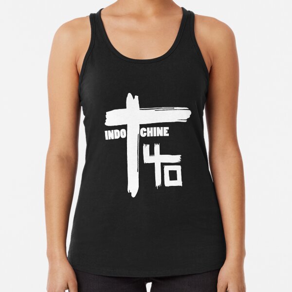 Indochine : Pop Rock & New Wave band Racerback Tank Top