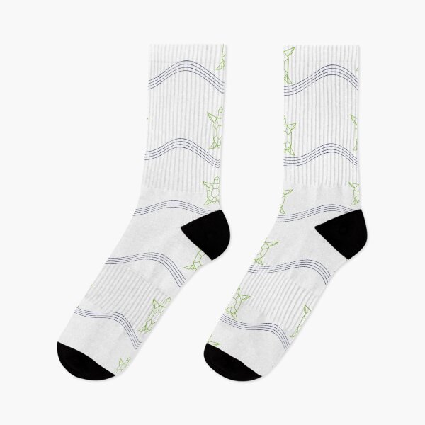 Item preview, Origami Turtle Color lines on white designed and sold by Give Me that Pencil.