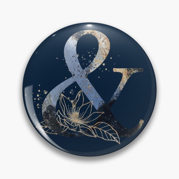 Item preview, Floral Ampersand Letter &, Monogram Gifts designed and sold by PinkLotusArt.
