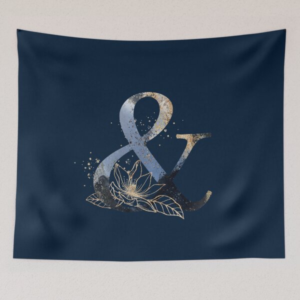 Item preview, Floral Ampersand Letter &, Monogram Gifts designed and sold by PinkLotusArt.