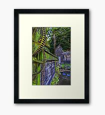 "La Fenderie" Sluice Gate - Trooz, Belgium Framed Print