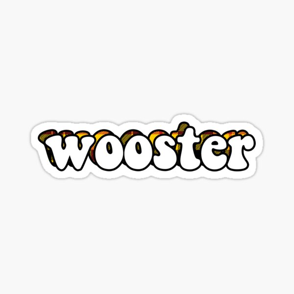 Item preview, Wooster Sticker designed and sold by Hydroxyl Design.