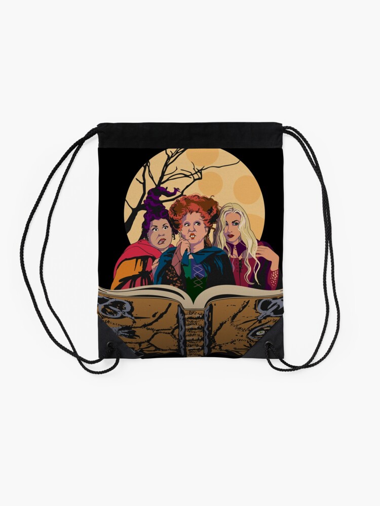 Alternate view of Hocus Pocus Sanderson Sisters Drawstring Bag