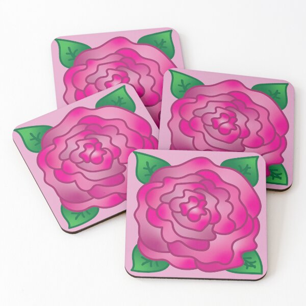 Item preview, pink rose flower head designed and sold by Nikoleta Vukovic.