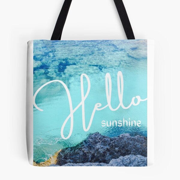 Artikelvorschau, Hallo Sonnenschein, der auf blauem Wasser schreibt entworfen und verkauft von ArtFromDaniela.