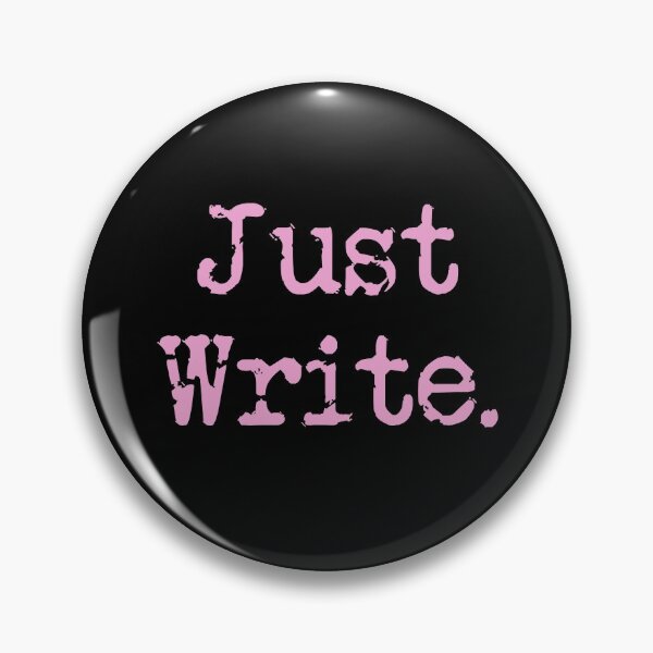 Item preview, Just Write. Vertical Pink Type designed and sold by TeaRoseWriter.