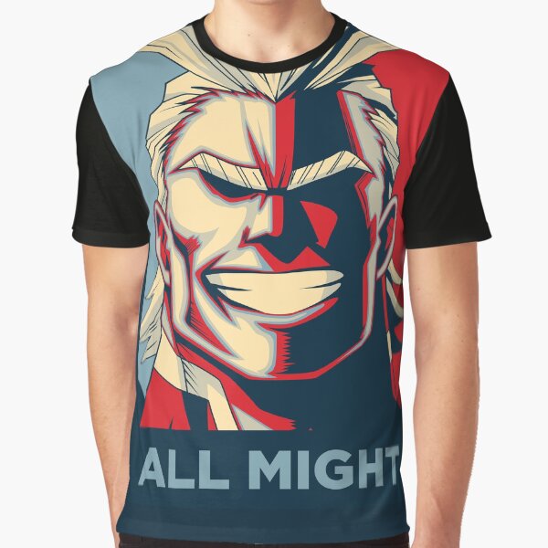 All Might Retro Graphic T-Shirt