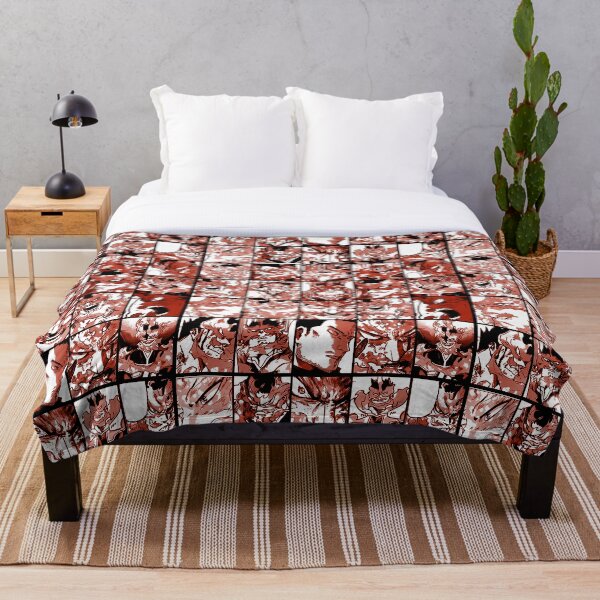 Endeavor - My hero academia collage Throw Blanket