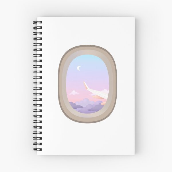 Item preview, pastel sunset plane window designed and sold by dragonfruittea.