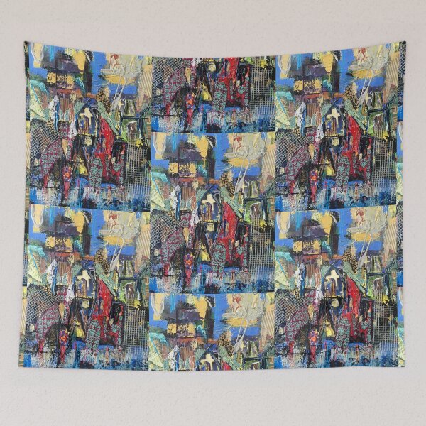 Item preview, Vibey Detail:  (Blue, Green, Red, Yellow, Gold, Black) Zweng Art designed and sold by Zweng at Home.