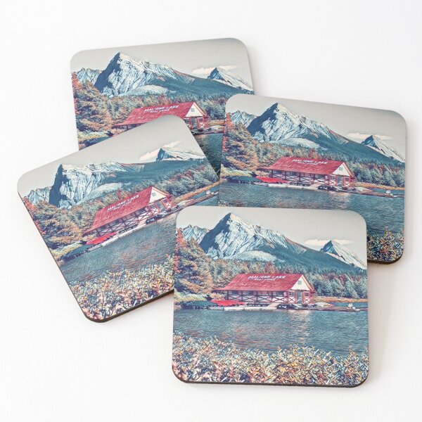 Item preview, Maligne Lake Boathouse- Jasper National Park, Canada designed and sold by Adventure Alberta.