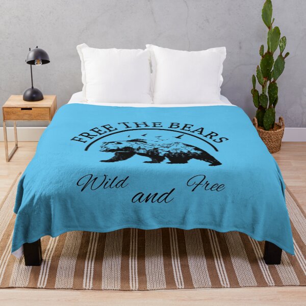 Item preview, Free The Bears, Wild and Free designed and sold by thebearderhood.