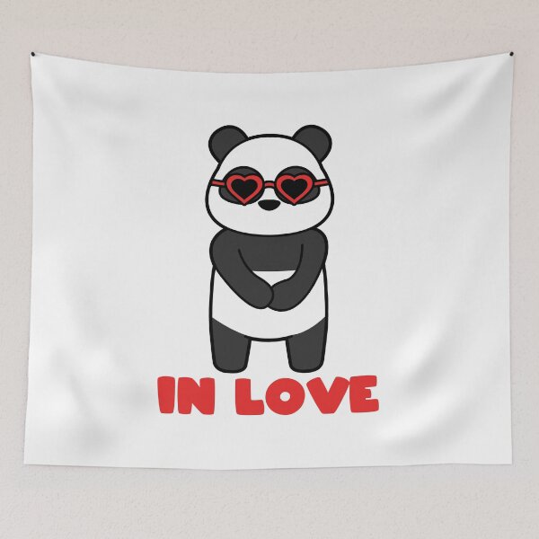 Item preview, In love panda designed and sold by nmdesigns1.