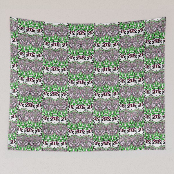 Item preview, Abstract purple and green pattern design designed and sold by Nma-ArtBrand.