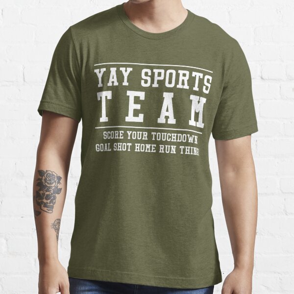 FOOTBALL Yay Beer  Heather Grey Unisex Triblend Tee