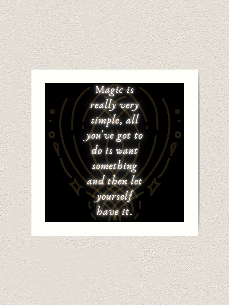 Alternate view of Magic is Very Simple Art Print