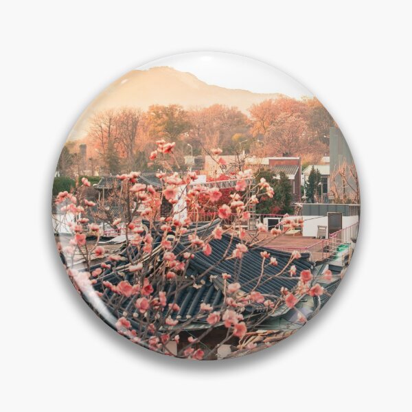 Item preview, Seoul Rooftops - Bukchon Hanok Village, Seoul, Korea designed and sold by TRVLR Designs.
