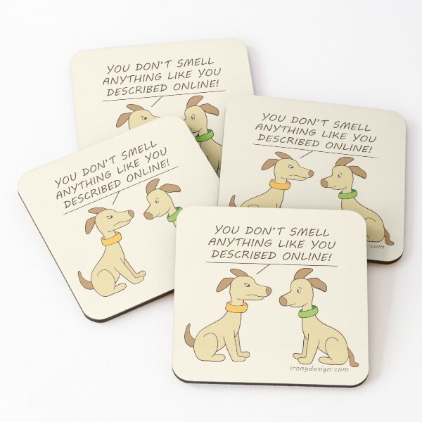 Item preview, Funny Dating Cartoon Dog  designed and sold by ironydesigns.
